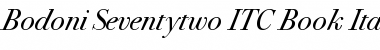 Download Bodoni Seventytwo ITC Regular Font Title Preview