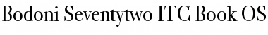 Download Bodoni Seventytwo ITC Book Font Title Preview