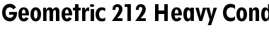 Download Geometr212 BkCn BT Heavy Font Title Preview