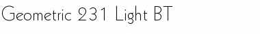 Download Geometr231 Lt BT Light Font Title Preview