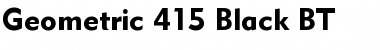 Download Geometr415 Blk BT Black Font Title Preview