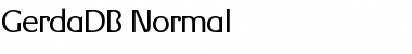 Download GerdaDB Normal Font Title Preview
