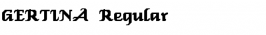 Download GERTINA Regular Font Title Preview