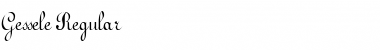 Download Gessele Regular Font Title Preview