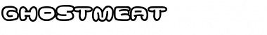 Download Ghostmeat Regular Font Title Preview