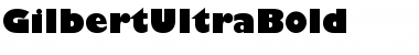 Download GilbertUltraBold Regular Font Title Preview