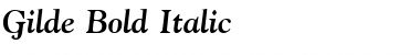 Download Gilde Bold Italic Font