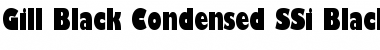 Download Gill Black Condensed SSi Black Condensed Font Title Preview