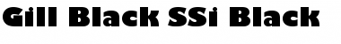 Download Gill Black SSi Black Font Title Preview