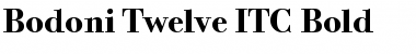 Download Bodoni Twelve ITC Regular Font Title Preview