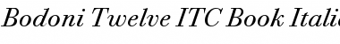 Download Bodoni Twelve ITC Regular Font Title Preview