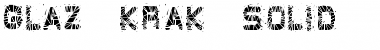 Download GlazKrak Busted Font Title Preview