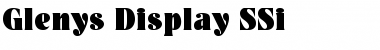 Download Glenys Display SSi Regular Font Title Preview
