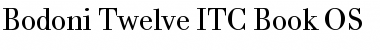 Download Bodoni Twelve ITC Book Font Title Preview