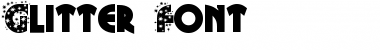 Download Glitter Font Regular Font Title Preview