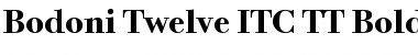 Download Bodoni Twelve ITC TT Bold Font Title Preview
