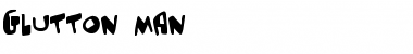 Download Glutton man Regular Font Title Preview