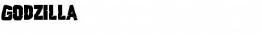 Download Godzilla  Font Title Preview