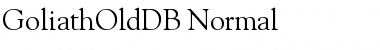 Download GoliathOldDB Normal Font Title Preview