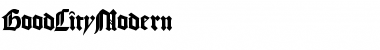 Download GoodCityModern Regular Font Title Preview