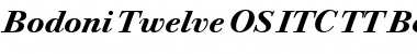 Download Bodoni Twelve OS ITC TT BoldIta Font Title Preview