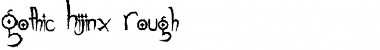 Download Gothic Hijinx Rough Regular Font Title Preview