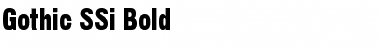 Download Gothic SSi Bold Font Title Preview