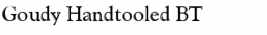 Download GoudyHandtooled BT Regular Font Title Preview