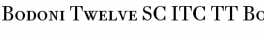 Download Bodoni Twelve SC ITC TT Book Font Title Preview