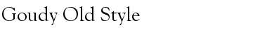 Download Goudy Old Style Regular Font Title Preview