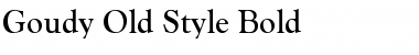Download Goudy Old Style Bold Font Title Preview