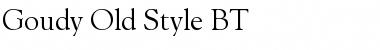 Download GoudyOlSt BT Roman Font Title Preview