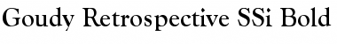 Download Goudy Retrospective SSi Bold Font Title Preview