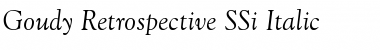 Download Goudy Retrospective SSi Italic Font Title Preview