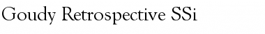 Download Goudy Retrospective SSi Regular Font Title Preview