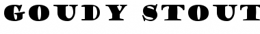 Download Goudy Stout Regular Font Title Preview