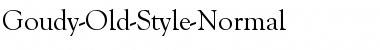 Download Goudy-Old-Style-Normal Regular Font Title Preview