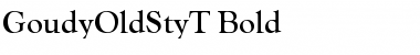 Download GoudyOldStyT Bold Font Title Preview