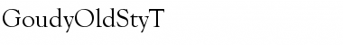 Download GoudyOldStyT Regular Font Title Preview