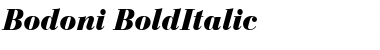 Download Bodoni BoldItalic Font