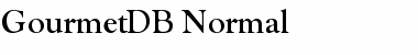 Download GourmetDB Normal Font Title Preview