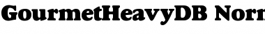 Download GourmetHeavyDB Normal Font Title Preview