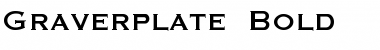Download Graverplate Bold Font Title Preview