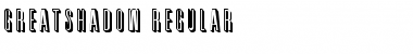 Download GreatShadow Regular Font Title Preview
