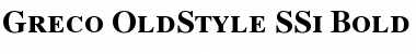 Download Greco OldStyle SSi Bold Small Caps Font Title Preview