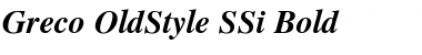 Download Greco OldStyle SSi Bold Font Title Preview