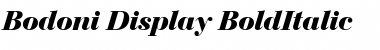 Download Bodoni-Display BoldItalic Font Title Preview