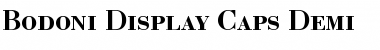 Download Bodoni-Display-Caps Demi Font Title Preview