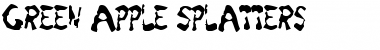 Download Green Apple Splatters Regular Font Title Preview