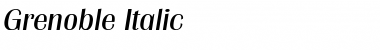 Download Grenoble Italic Font Title Preview